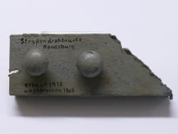 Weitere Ansicht: Bauteil der Rendsburger Straßendrehbrücke.